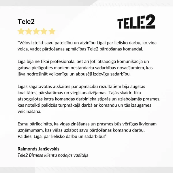 Pārdošanas apmācības treniņš izaugsmes telpa Līga Līdeka