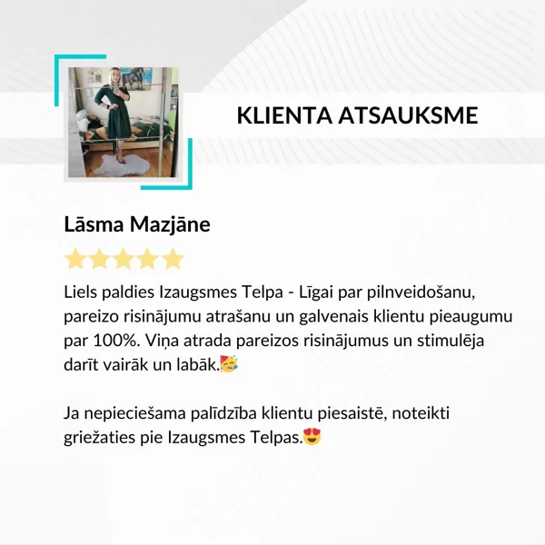 Lāsma Mazjāne atsauksme